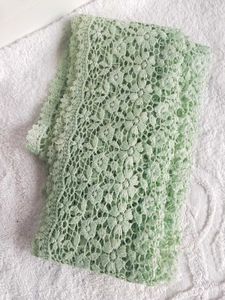 Mint Floral Lace Trim