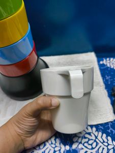 Rainbow Cups: Set Of 6 Melamine Cups