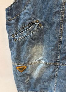 Denim Dungaree Dress