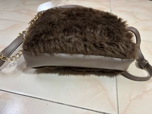 Stylish Furr Handbag/ Shoulder Bag/sling Bag