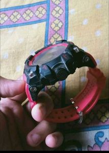 Red &amp; Black Digital Sport Watch
