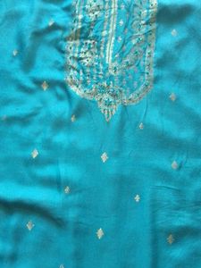 Flair Suit With Contrast Duppatta