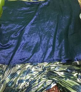 Floral Ruffle Saree