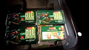 Camel Art Supplies: Oil Pastels &amp; Wax Crayons