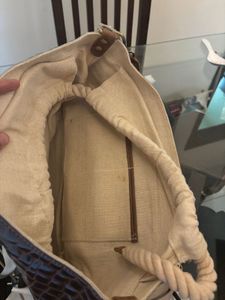 Yargici Croc Embossed Leather Bag