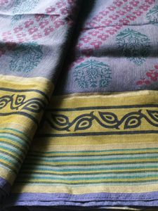 Elegant Ethnic Print Saree