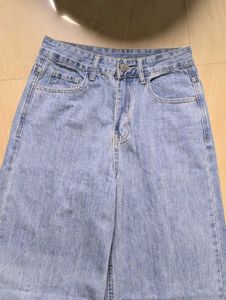 Wide Leg Denim Jeans (New)
