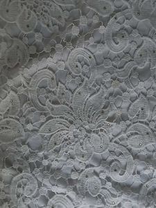 Elegant White Lace Kurti with Sheer Sleeves