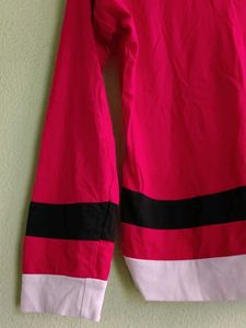 Red &amp; Black Striped Pullover