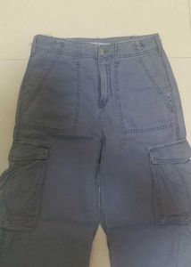 Blue Bershka Cargos