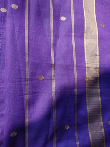 Beautiful Purple Silk Saree 💜