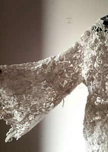 Lace Embroidery Cape Top