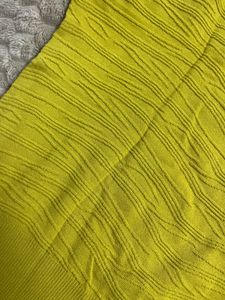 tiger textured green top