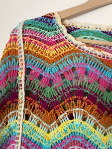 Boho Crochet Shrug