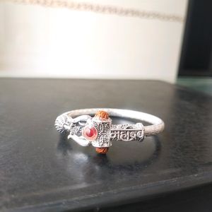 Pure Silver Rudraksha Mahadev Openable Kada
