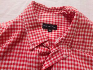 Unisex Red Gingham Shirt