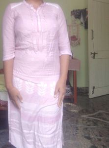 lavender colour kurthi Fixed Price No Bargain