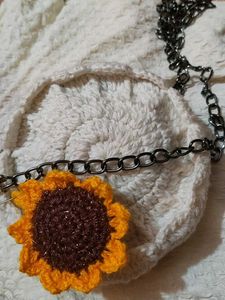 Sunflower Keychain