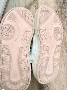 Zara High Top Sneakers with contrast