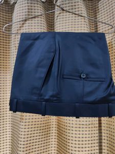 Men's Navy Blue Formal Trousers