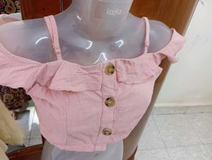 Cute Pink Crop Top