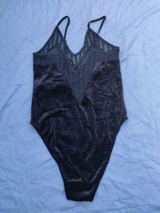 Topshop Women&#39;s Velvet Bodysuit