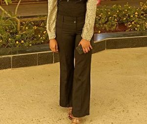 Black Straight Fit Pants
