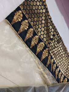 Half Net Georgette Saree