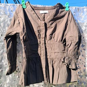 Cute olive green blouse