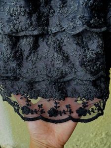 Brand New 😍Tiered Lace black Tank Top🖤