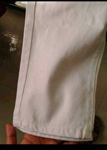 Women White Denim Jeans
