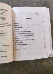 English To Hindi Dictionary