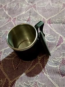 Vintage Black Travel Mug
