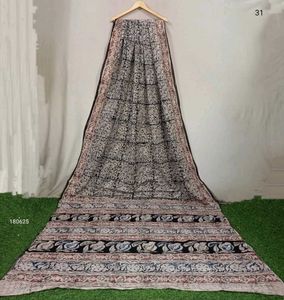 Cotton Kalamkari Saree