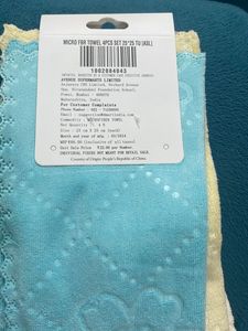 Face towels set of 4