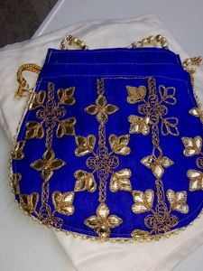 Royal Blue Potli