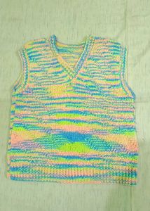 Colorful Knit Vest
