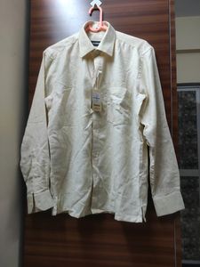Brand New Cream Color Long Sleeve Formal Shirt