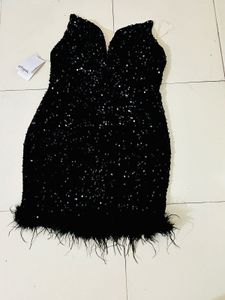 Sparkling Black Party Dress