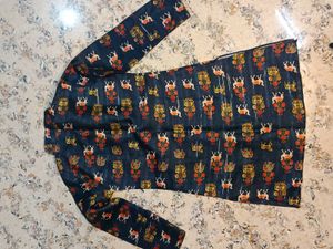 Printed Kurta And Pajama Set