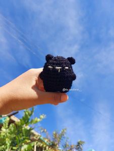 Crochet Black Bear 🐻 Keychain