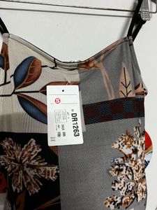 Floral Patchwork Mini Dress