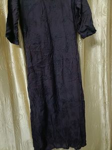 Dark Purple Chikankari Kurta