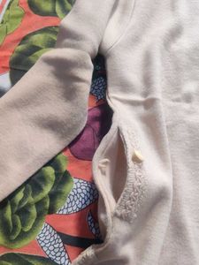 Vintage Button-Down Cardigan woolen style