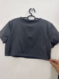 Black H&amp;M Crop Top, L Size