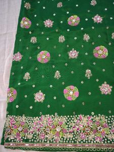 Crepe Silk Designer Suit Set