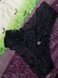 Black Lace Thong