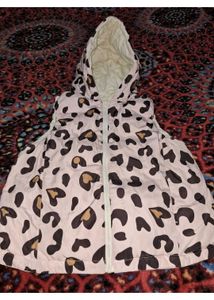 3 Jackets Leopard Print Hooded Vest