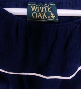 Wrinkled Fabric Unique Style Top