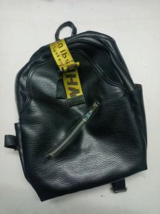 Leather Trendy Backpack For Girls